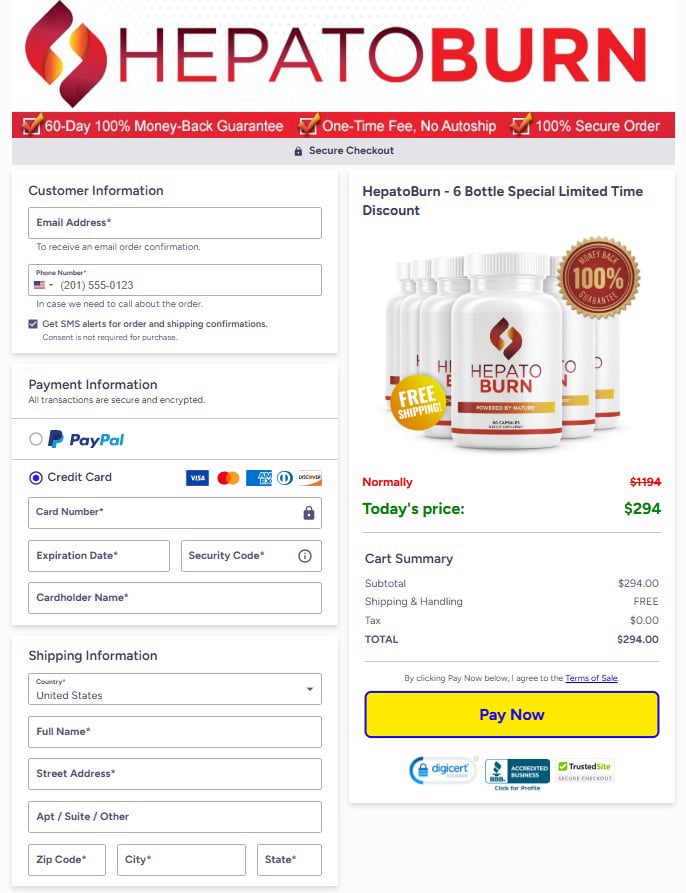 hepatoburn order form